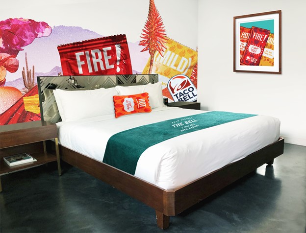 Taco Bell pop-up hotel at Palm Springs
