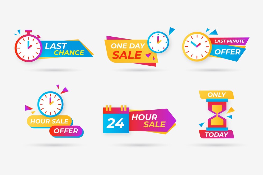 Limited time offer icons for restaurants to use on Instagram 