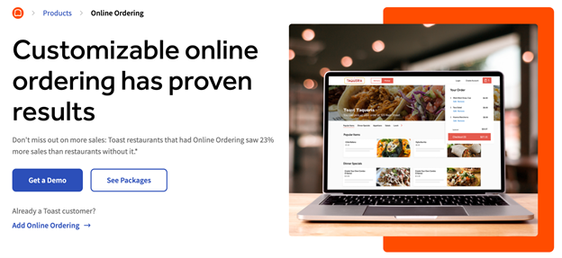 Toast Online Ordering