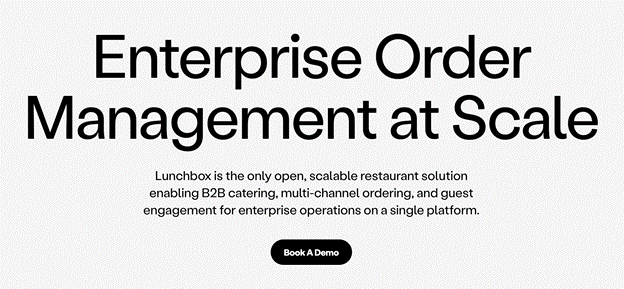 restaurant online ordering platform at Lunchbox
