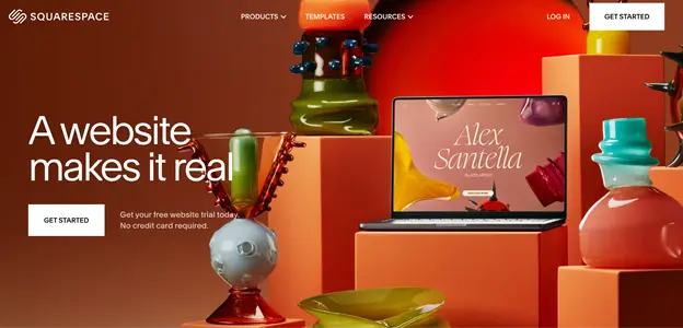  create website for restaurant with Squarespace 