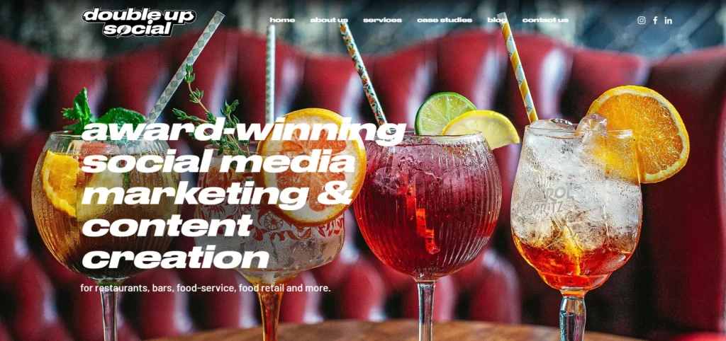 well known restaurant marketing agencies #10 Double Up Social