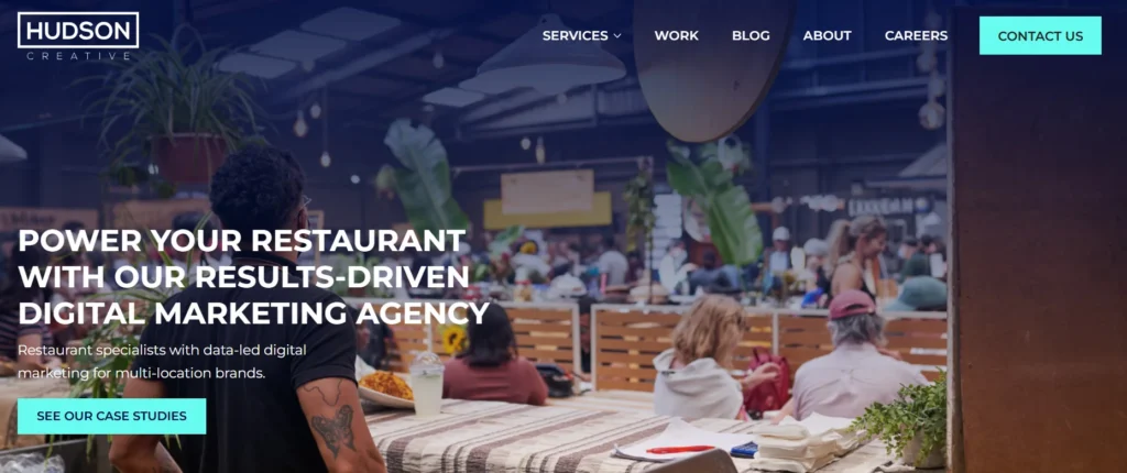 restaurant social media marketing companies #9 Hudson Creative 