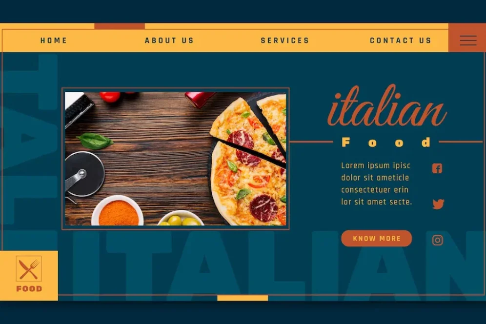making a website for restaurants