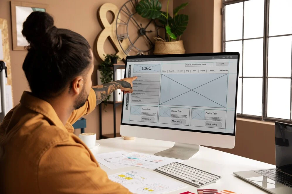 creating a restaurant website with a website builder